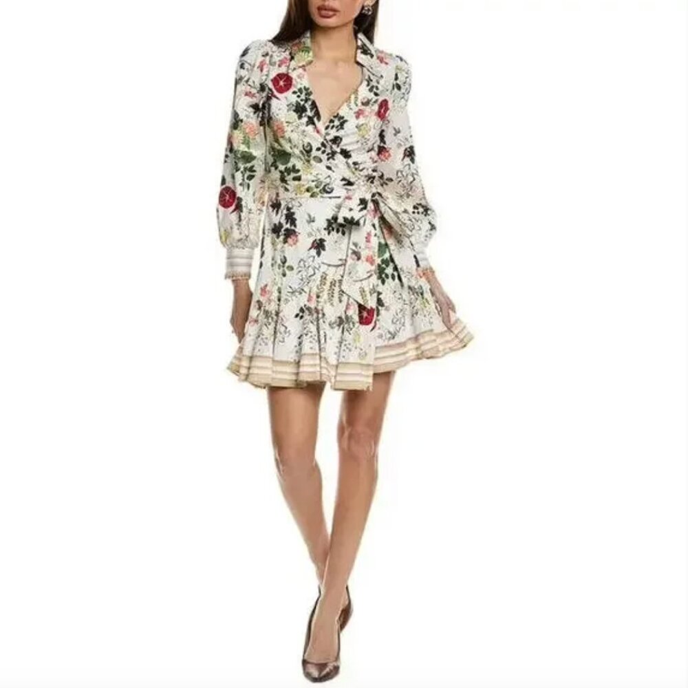 Alice + Olivia Floral Wrap Dress